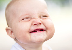 Laughing baby